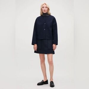 COS Boiled Wool A-Line Skirt Size 12